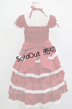 画像3: BABY,THE STARS SHINE BRIGHT / リボンミルキーシュガージャンパースカート Free エンジ H-25-12-04-002-BA-OP-NS-ZH