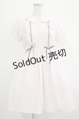 Ank Rouge / はしごリボンワンピース M ピンク H-25-12-04-020-CA-OP-NS-ZH