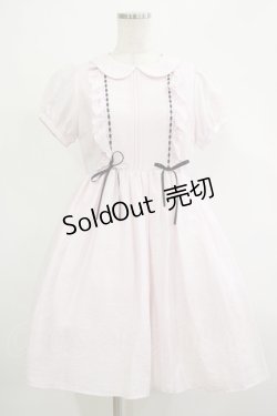 画像1: Ank Rouge / はしごリボンワンピース M ピンク H-25-12-04-020-CA-OP-NS-ZH