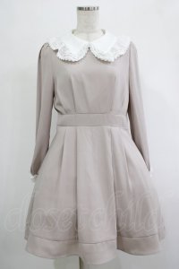 evelyn / フリルカラーワンピース Free ベージュ H-25-12-04-021-LO-OP-NS-ZH