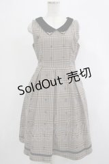 axes femme POETIQUE / クラウンフロッキージャンスカ M ベージュ H-25-12-04-022-AX-OP-NS-ZH