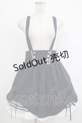 Blue rouge / サスペンダースカート Free ネイビー H-25-12-04-024-CA-SK-NS-ZH