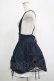 画像2: Blue rouge / サスペンダースカート Free ネイビー H-25-12-04-024-CA-SK-NS-ZH (2)