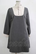 Fi.n.t / ウイングカラークレリックヨークワンピース Free GRAY H-25-12-04-026-CA-OP-NS-ZH
