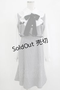 Ank Rouge / レイヤードマーメイドワンピース M ブラック H-25-12-05-023-CA-OP-NS-ZH