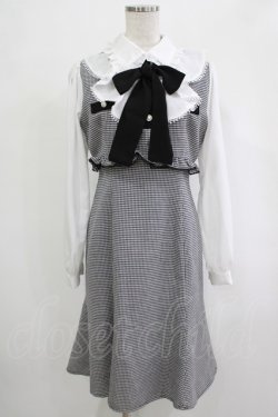 画像1: Ank Rouge / レイヤードマーメイドワンピース M ブラック H-25-12-05-023-CA-OP-NS-ZH