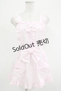 Angelic Pretty / レースアップSweetsエプロン Free ピンク H-25-12-05-024-AP-OP-NS-ZH