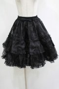 metamorphose / オーガンジーフリルパニエ Free ブラック H-25-12-05-026-ME-SK-NS-ZH