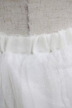 画像4: axes femme kawaii / オーガンジーパニエ M ホワイト H-25-12-05-027-AX-SK-NS-ZH