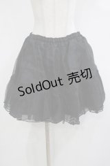 metamorphose / オーガンジーソフトパニエ Free ブラック H-25-12-05-028-ME-SK-NS-ZH