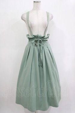 画像1: axes femme POETIQUE / サスペンダースカート M ミント H-25-12-05-003-AX-SK-NS-ZH