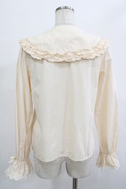 画像3: axes femme kawaii / 丸襟コットンブラウス M 生成り H-25-12-05-031-AX-BL-NS-ZH