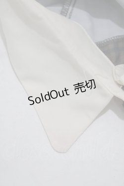 画像5: Fi.n.t / タイ付きチェッククレリック5分袖シャツ Free GRAY×NV H-25-12-05-032-CA-BL-NS-ZH