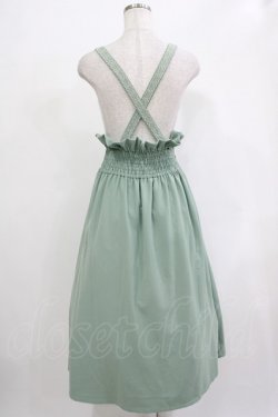 画像3: axes femme POETIQUE / サスペンダースカート M ミント H-25-12-05-003-AX-SK-NS-ZH