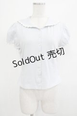 Innocent World / ローズレースセーラーカットソー Free サックス H-25-12-05-034-IW-TO-NS-ZH