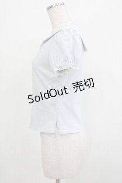 画像2: Innocent World / ローズレースセーラーカットソー Free サックス H-25-12-05-034-IW-TO-NS-ZH