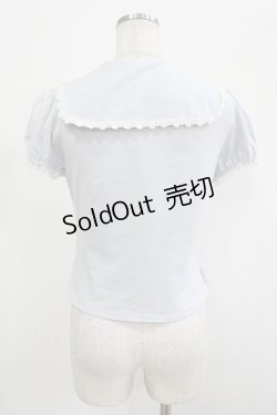 画像3: Innocent World / ローズレースセーラーカットソー Free サックス H-25-12-05-034-IW-TO-NS-ZH