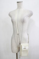 Lovely Tency / 眞白ありすコラボ/スマホショルダーバッグ  ホワイト H-25-12-05-035-GO-BG-NS-ZH