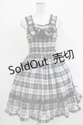 BABY,THE STARS SHINE BRIGHT / タータンチェックリボンシャーリングプリンセスジャンパースカート Free ブラック H-25-12-05-004-BA-SK-NS-ZH