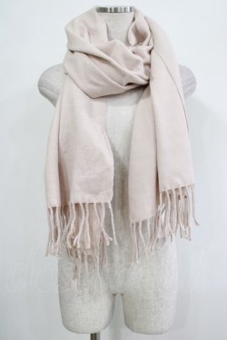 画像1: LIZ LISA / ロゴ刺繍マフラー  ピンク H-25-12-05-036-LO-ZA-NS-ZH