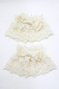 画像1: Innocent World / トリプルリボンのお袖とめ  生成り H-25-12-05-040-IW-ZA-NS-ZH