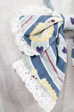 画像2: BABY,THE STARS SHINE BRIGHT / くまくみゃのRoyal Kingdom柄リボンタイ  サックス H-25-12-05-041-BA-ZA-NS-ZH