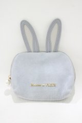 Maison de FLEUR / うさぎポーチ  ブルー H-25-12-05-044-LO-ZA-NS-ZH