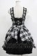 画像3: BABY,THE STARS SHINE BRIGHT / タータンチェックリボンシャーリングプリンセスジャンパースカート Free ブラック H-25-12-05-004-BA-SK-NS-ZH (3)