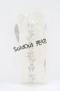 画像1: Innocent World / ローラブーケオーバーニー  アイボリー H-25-12-05-047-IW-ZA-NS-ZH