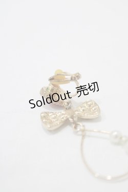 画像2: m petit by misako / AMハートリボンイヤリング  ゴールド H-25-12-05-049-LO-AC-NS-ZH