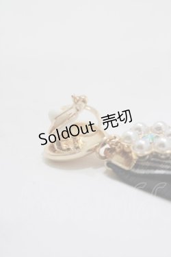 画像2: m petit by misako / AMPLチェックイヤリング  ブラック H-25-12-05-053-LO-AC-NS-ZH