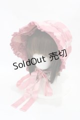 ALICE and the PIRATES / ヴィクトリアンカード柄ボンネット  ピンク H-25-12-05-1001-PA-AC-NS-ZH