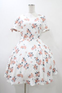 画像1: Maison de FLEUR / 花柄ワンピース Free オフ H-25-12-05-1030-LO-OP-NS-ZH