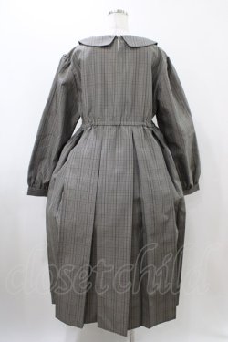 画像2: FLC / MINA*タータンチェックワンピース 3L グレー H-25-12-05-1032-0-OP-NS-ZH