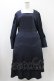 画像3: FLC / MINA*ケープワンピース 3L ネイビー H-25-12-05-1033-0-OP-NS-ZH (3)