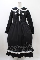 Eri Aino's collaboration / シャーロットの水曜日 ワンピース 3L ブラック H-25-12-05-1034-0-TO-NS-ZH