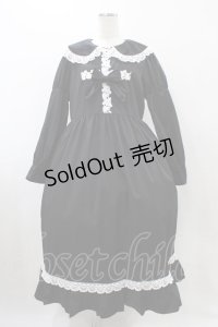 Eri Aino's collaboration / シャーロットの水曜日 ワンピース 3L ブラック H-25-12-05-1034-0-TO-NS-ZH