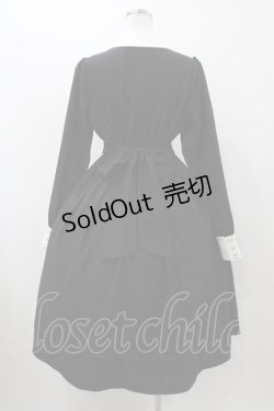 画像2: Amavel / Mademoiselleミドルワンピース Free ブラック H-25-12-05-1035-CA-OP-NS-ZH