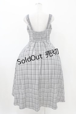 画像2: m petit by misako / AMCHKスクエアネックジャンパースカート L グレー H-25-12-05-1036-LO-OP-NS-ZH