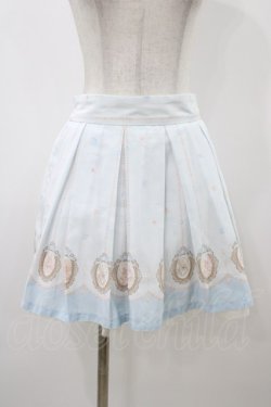 画像1: Ank Rouge / パールカメオスカート M サックス H-25-12-05-1047-CA-SK-NS-ZH