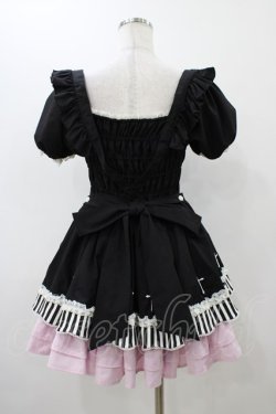 画像2: SORCERESS AND NIGHTINGALE（海外ロリータブランド） / クロスワンピース M ブラック/ピンク H-25-12-05-1048-0-OP-YZ-ZH
