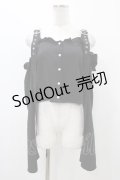 Jamie エーエヌケー / オフショルワイドスリープ M ブラック H-25-12-05-1049-LO-BL-NS-ZH