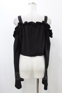 画像2: Jamie エーエヌケー / オフショルワイドスリープ M ブラック H-25-12-05-1049-LO-BL-NS-ZH