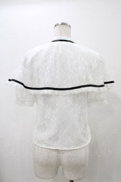 画像2: Bubbles / レースケープブラウス Free オフ H-25-12-05-1051-CA-BL-NS-ZH