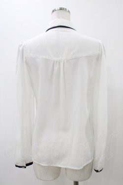 画像2: Secret Honey / リボンブラウス Free オフ H-25-12-05-1052-CA-BL-NS-ZH