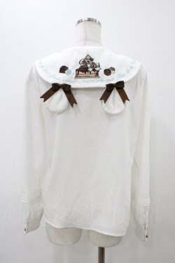 画像2: Amavel / Nounours Chocolatoryブラウス Free オフ/ミントグリーン H-25-12-05-1054-CA-BL-NS-ZH