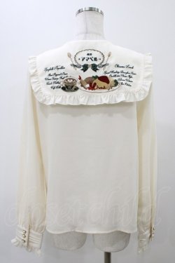 画像2: Amavel / 喫茶アマベルのランチセットブラウス Free 生成り/グリーン H-25-12-05-1057-CA-BL-NS-ZH