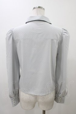 画像2: evelyn / ネクタイ付きシャツ Free アイスグレイ H-25-12-05-1059-LO-BL-NS-ZH