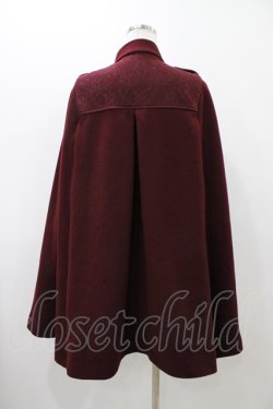 画像2: axes femme / ナポレオンマント風コート M ボルドー H-25-12-05-1061-AX-CO-NS-ZH
