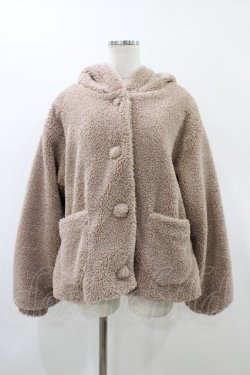 画像1: Amavel / こぐまちゃんとひつじさんのボアアウター Free ブラウン H-25-12-05-1062-CA-CO-NS-ZH